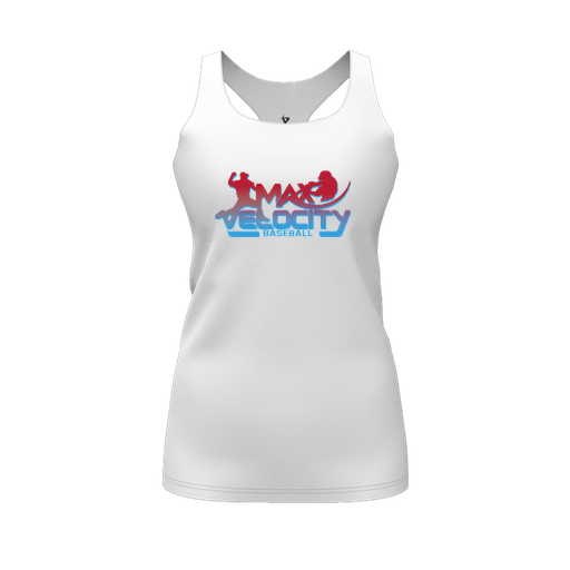 [FT0TRBWH-FYS-LOGO1] Decker Racerback Tank Top (Female Youth S, White, Logo 1)