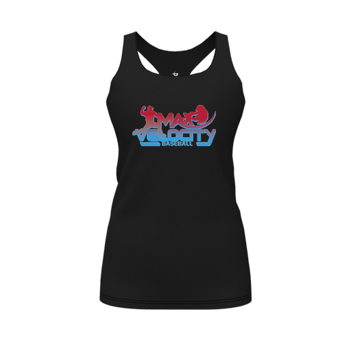 [FT0TRBBK-FYS-LOGO1] Decker Racerback Tank Top (Female Youth S, Black, Logo 1)