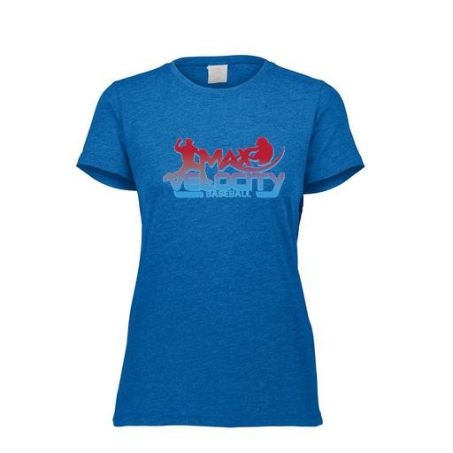 [FTSCUBRY-FAXS-LOGO1] Decker Women's Tri-Blend T-Shirt - Short Sleeve (Female Adult XS, Royal)