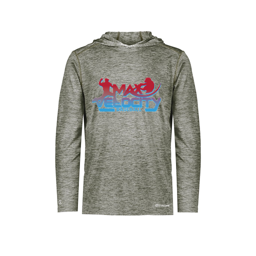 [FOLHCGGY-AS-LOGO1] Decker Men's Charge Hoodie (Adult S, Gray)